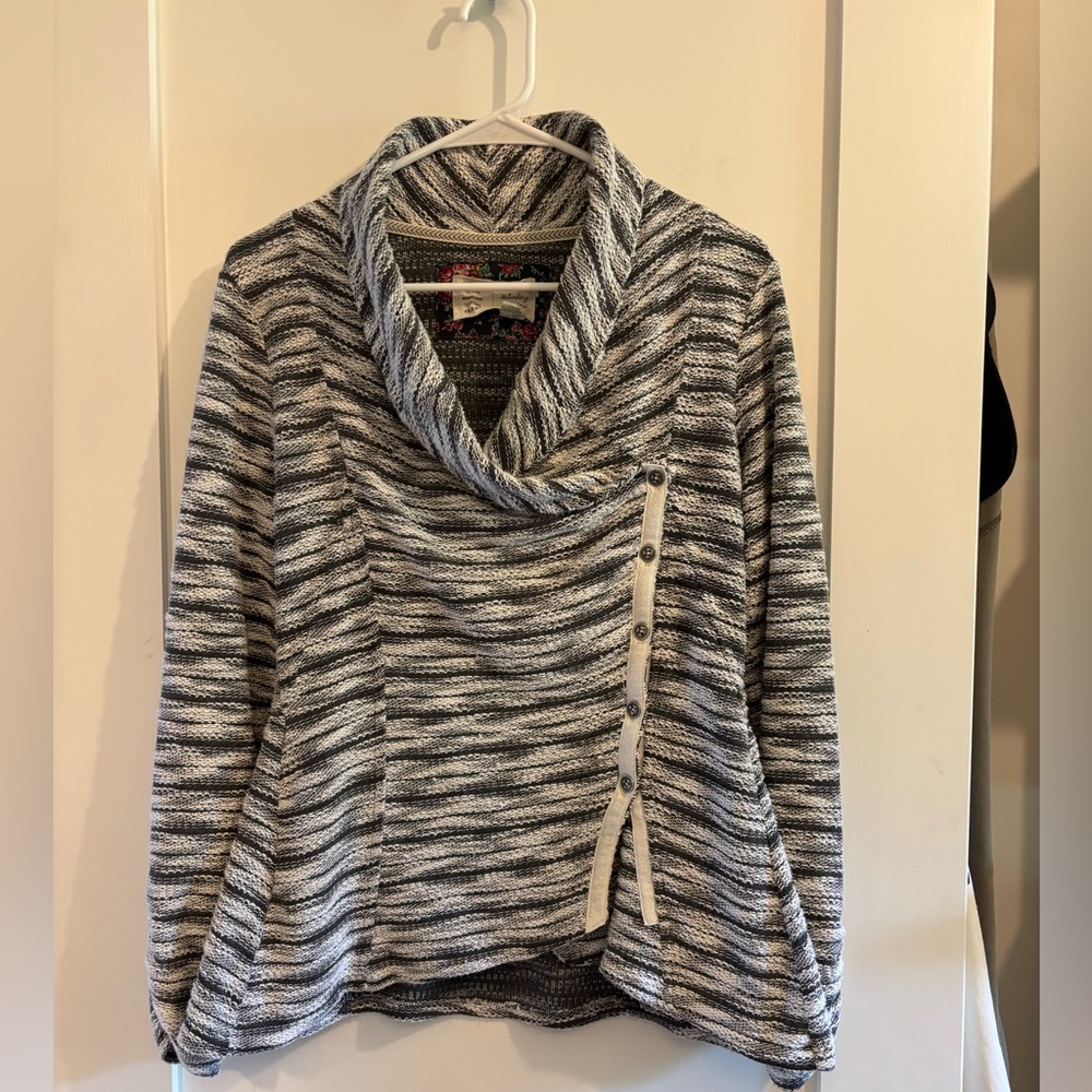 Anthropologie Saturday/Sunday Button up Sweater Size Large